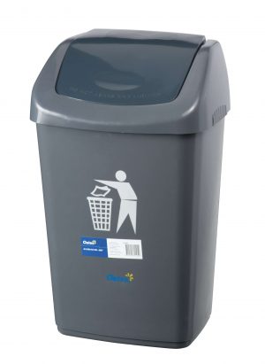 Flip Bin - Grey 40L