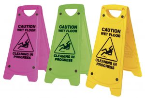 Non-Slip 'A' Frame Caution Wet Floor Sign
