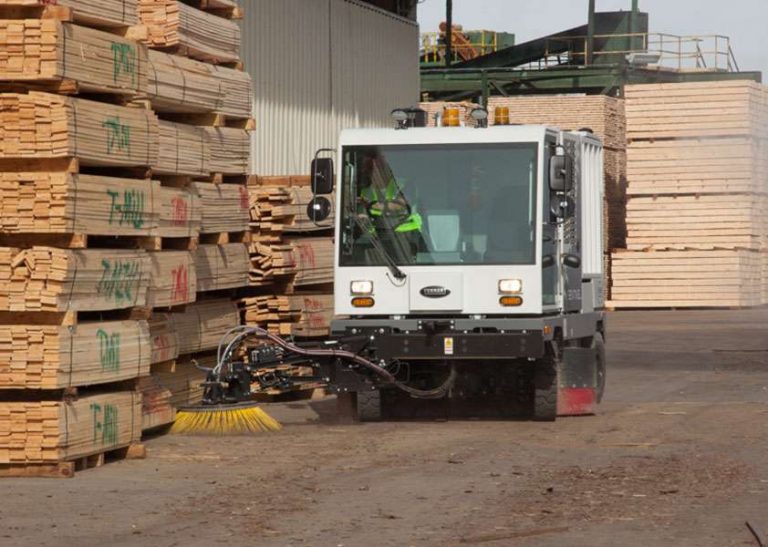 Senternal Sweeping Machine Tennant Sentinel Industrial Sweeper - PowerVac