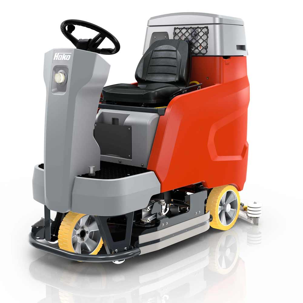 Hako Scrubmaster B120 R Compact ride-on scrubber-drier